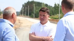 Андрей Воробьев пообещал водителям открытие дороги от Новорижского шоссе до Павловской Слободы в августе